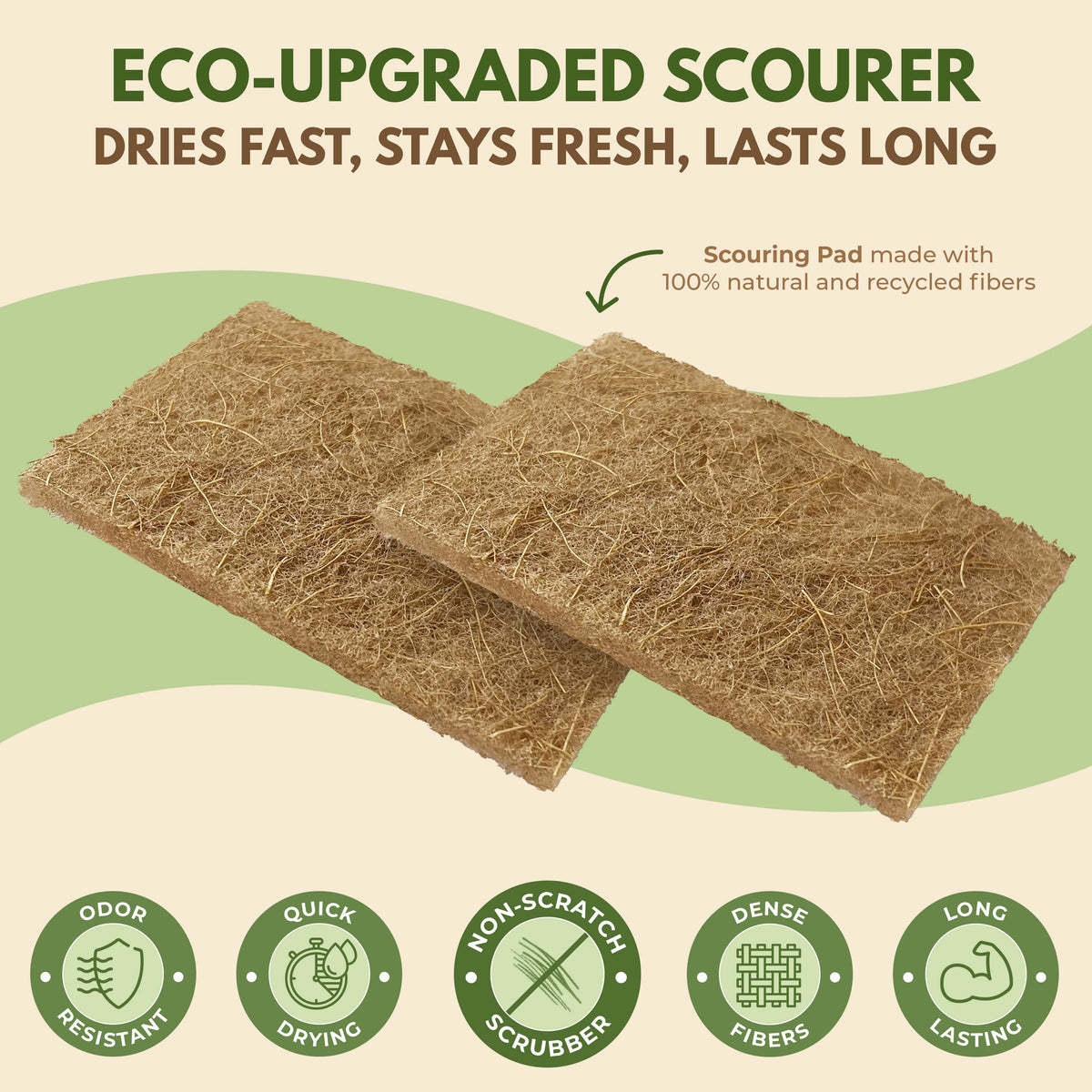 Scouring Pad - set of 2