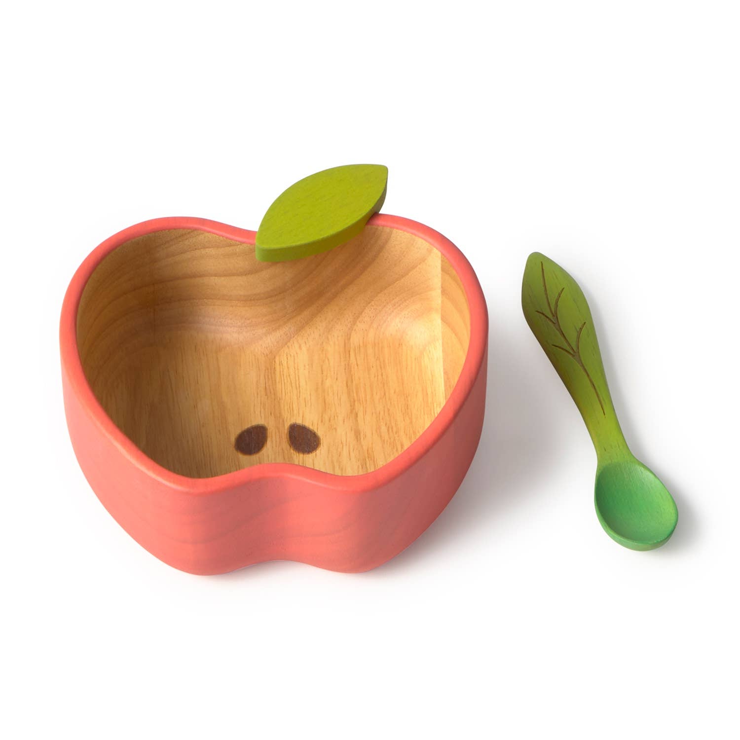 Oli & Carol - Pepa the Apple Bowl & Spoon Set