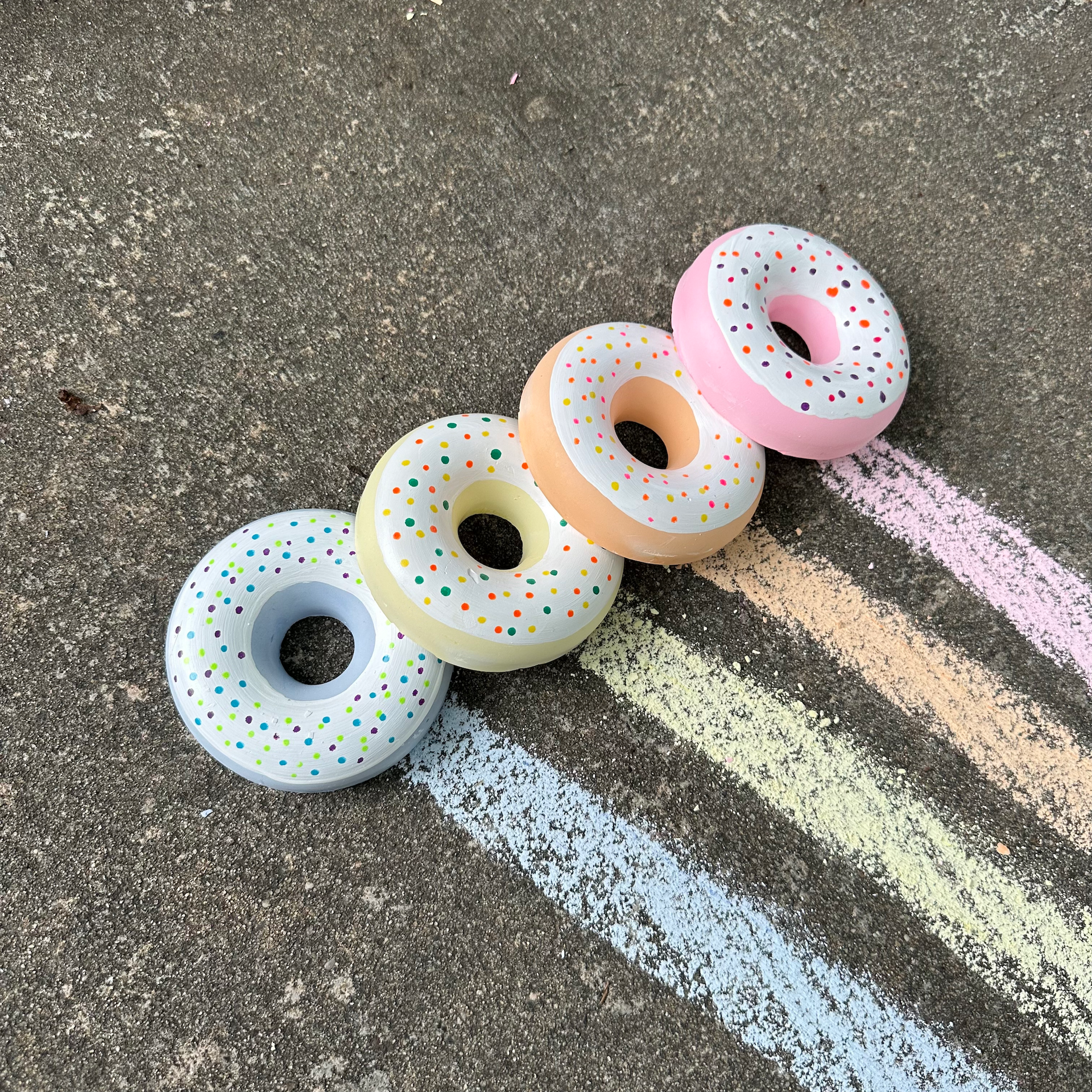 TWEE  - Assorted Donuts Handmade Sidewalk Chalk