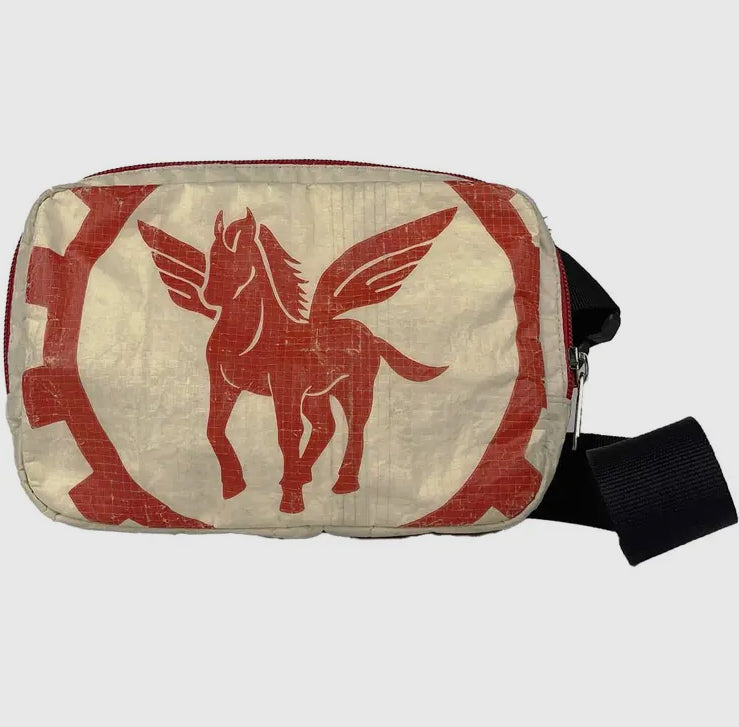 Malia Design - Recycled Cement Bag Hip Sack - Camel or Pegasus