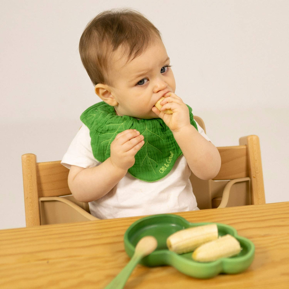 Oli & Carol - Kendall the Kale Plate & Spoon Set