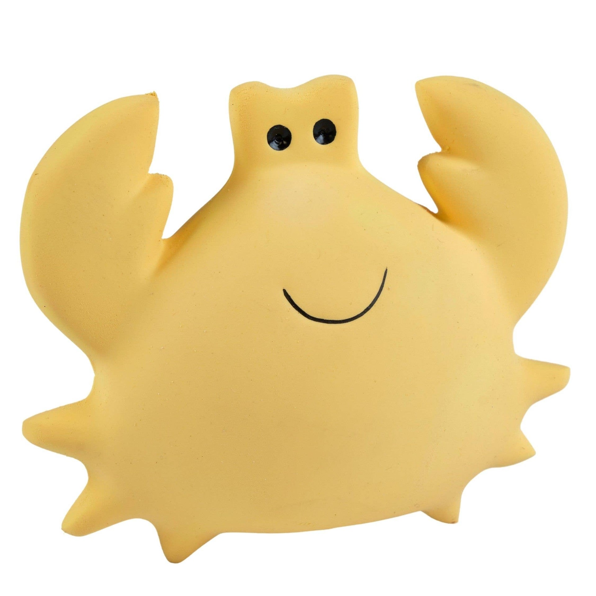 Natural Organic Rubber Teether, Rattle & Bath Toy- Tikiri Toys