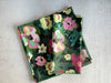 Dot and Army - Flower Bloom Cloth Napkins, set of four