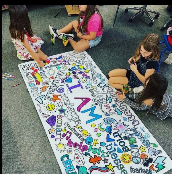 Coloring Tablecloths - Easter Thanksgiving, Christmas, Birthday, Affirmations