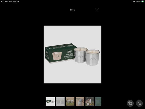 Mosquito repellent candle - 2 pack refill