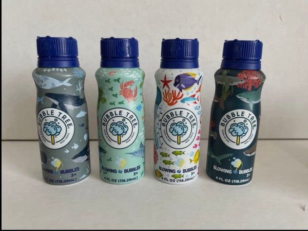 Bubble Tree - 4 FL. Oz. Aluminum Bubble Bottle & Wand