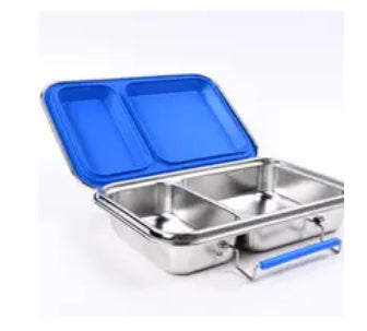 Lunch Box - Stainless Steel - 2 compartments