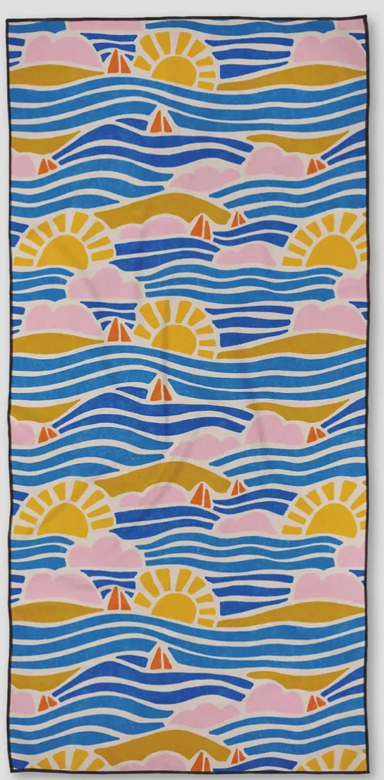 Geometry Beach towel