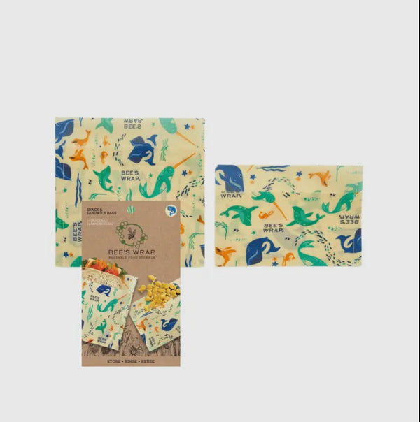 Bees wrap bread wrap or Snack & Sandwich pack