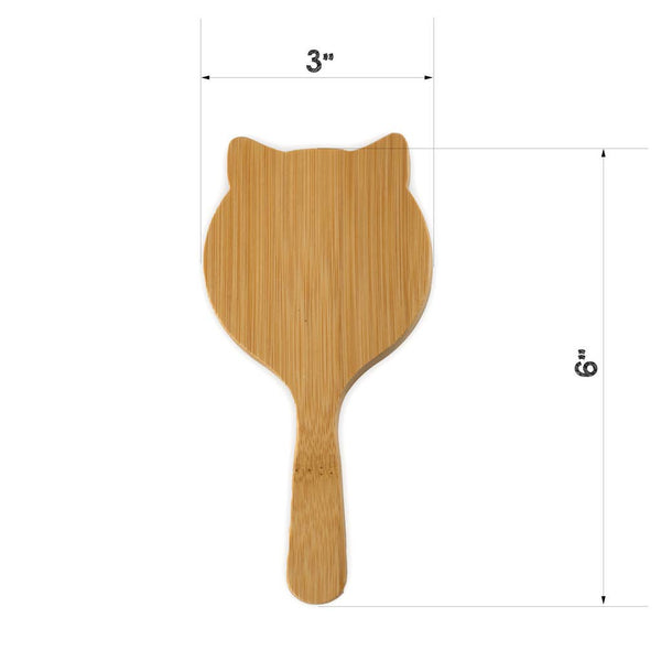 Kitten shape bamboo hair brush