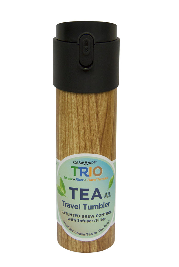 CasaWare - 16oz Trio SS Tea Travel Mug