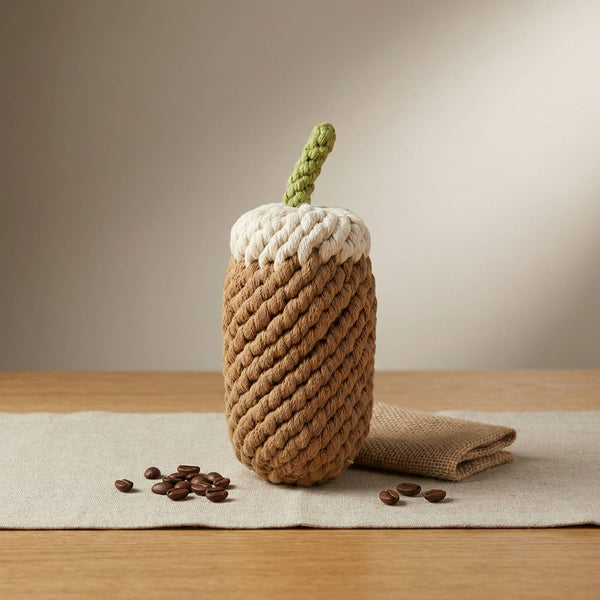 Handcrafted Coffee Pet Toy
