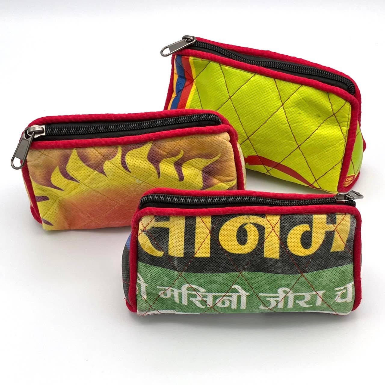 Women of the Cloud Forest - Upcycled Rice Sack Mini Pouch