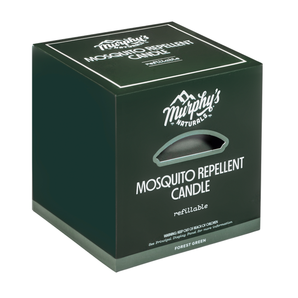 Murphy's Naturals - Refillable Mosquito Repellent Candle- Forest Green