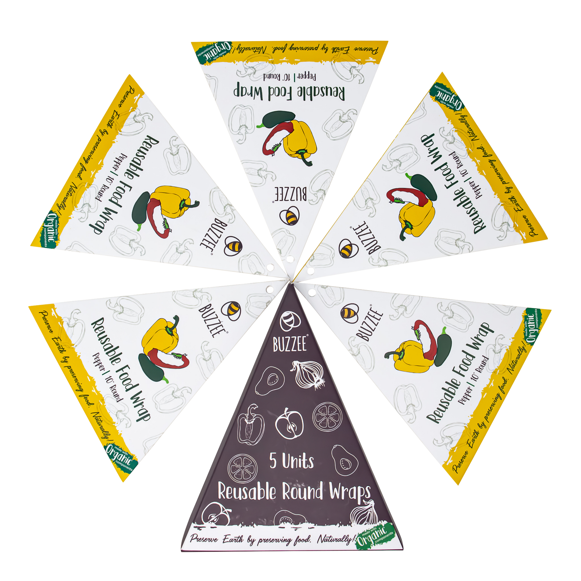 Rounds - Reusable Beeswax Food wraps