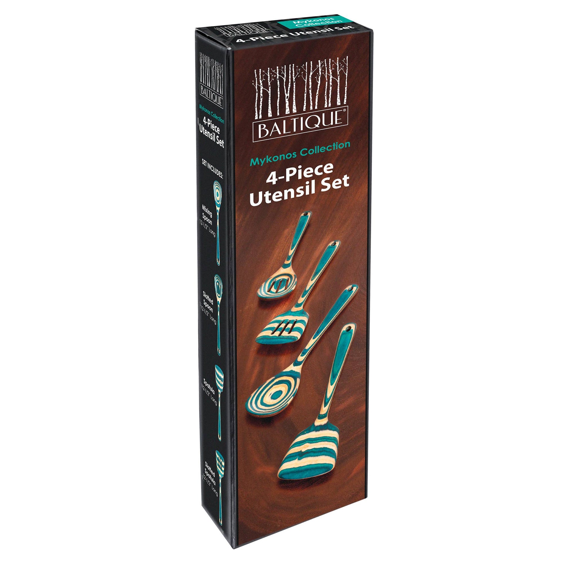 4-Piece Colorful Kitchen Gift Set - Baltique® Mykonos