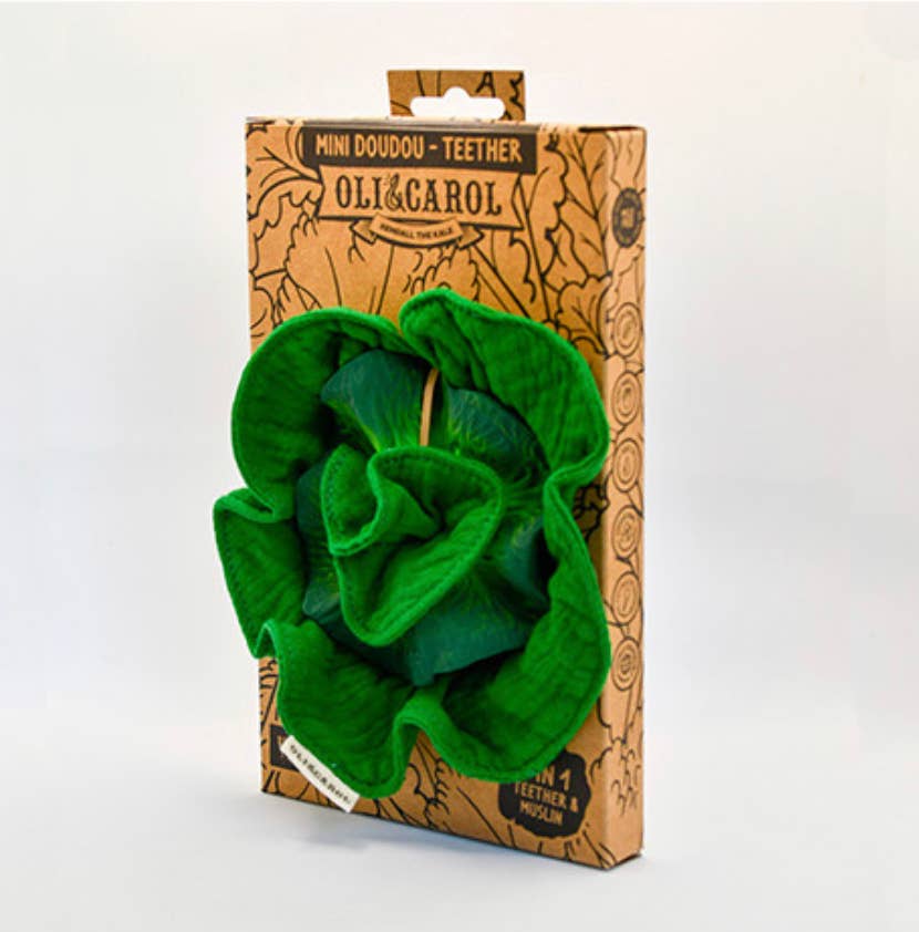 Oli & Carol - Kendall the Kale Mini DouDou Teether