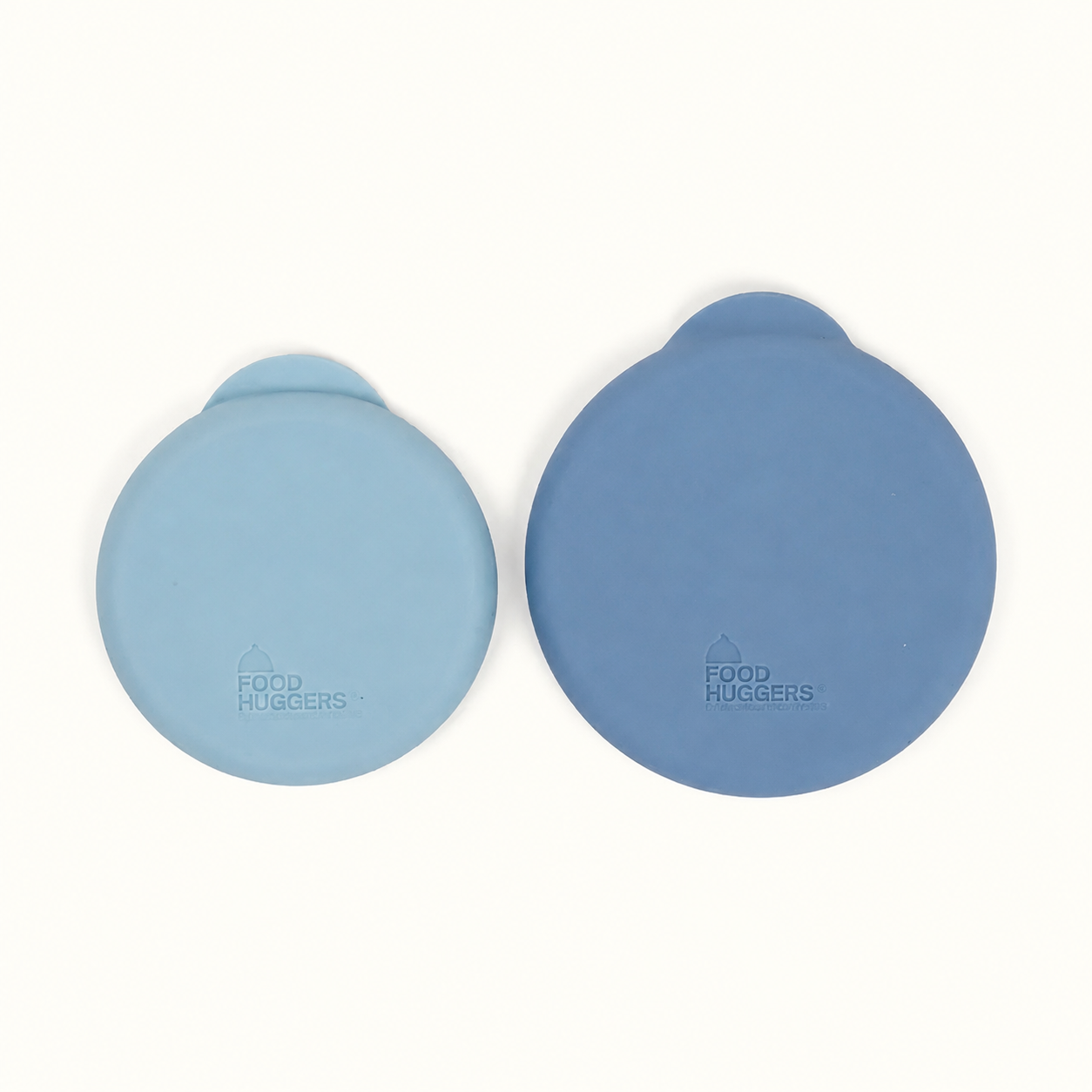 Food Huggers - Reusable Silicone Can Huggers – Cool Blue (Set of 2)