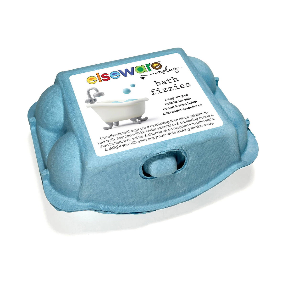 elseware unplug - Bath Fizzies - Lavender Egg Bath Bombs