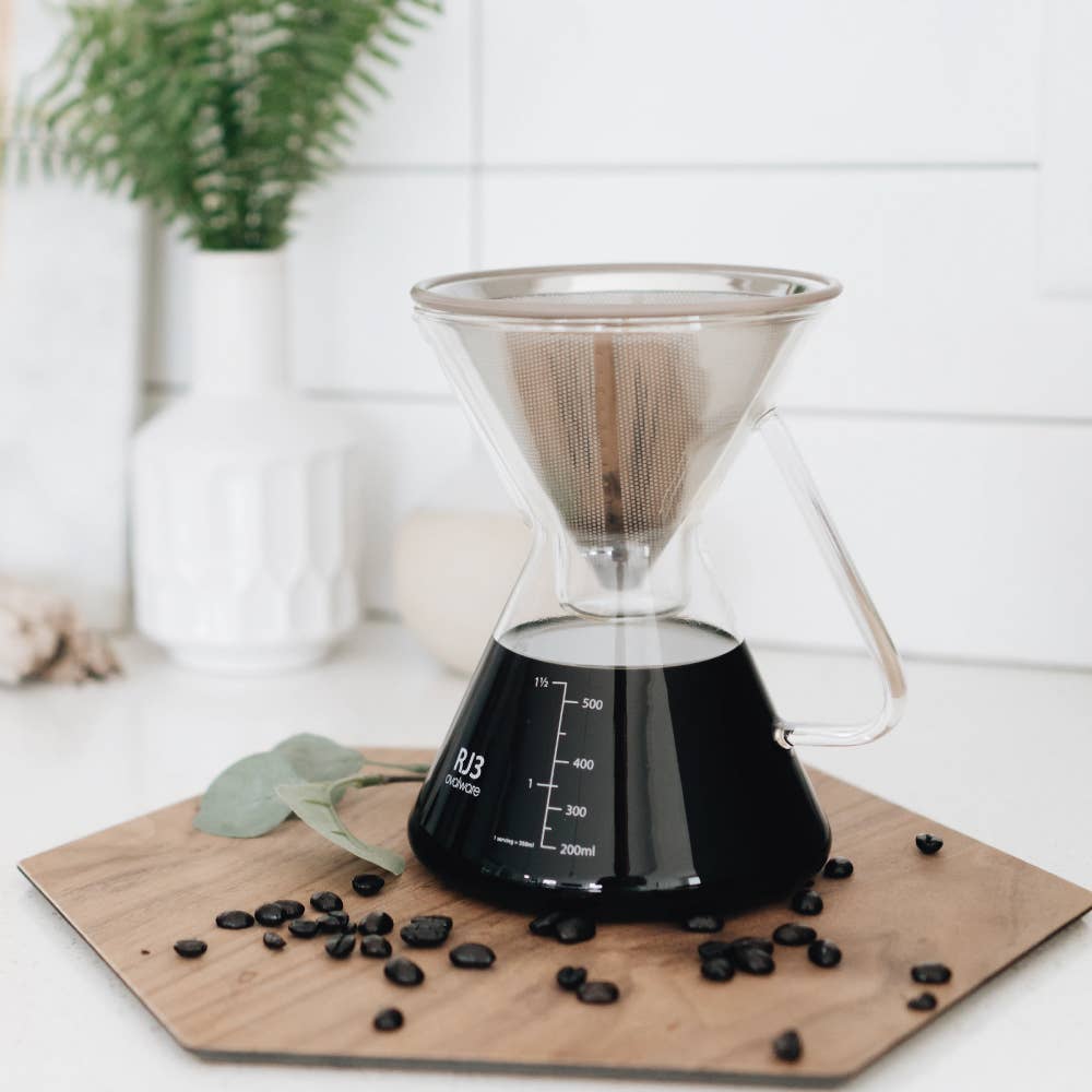 Ovalware - RJ3 Pour Over Coffee Maker with Filter