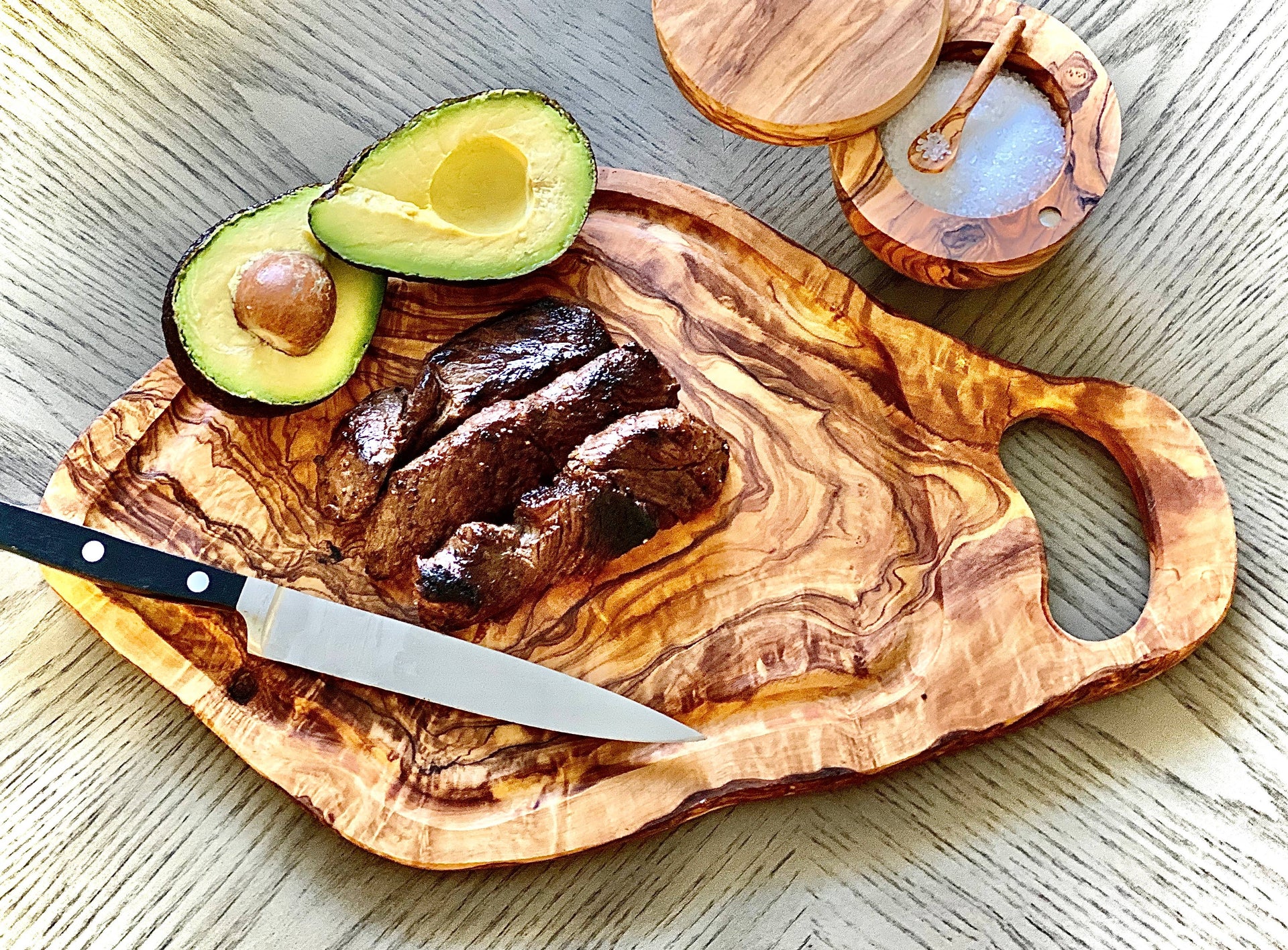 Natural Olive Wood Cutting and Cheese Boards