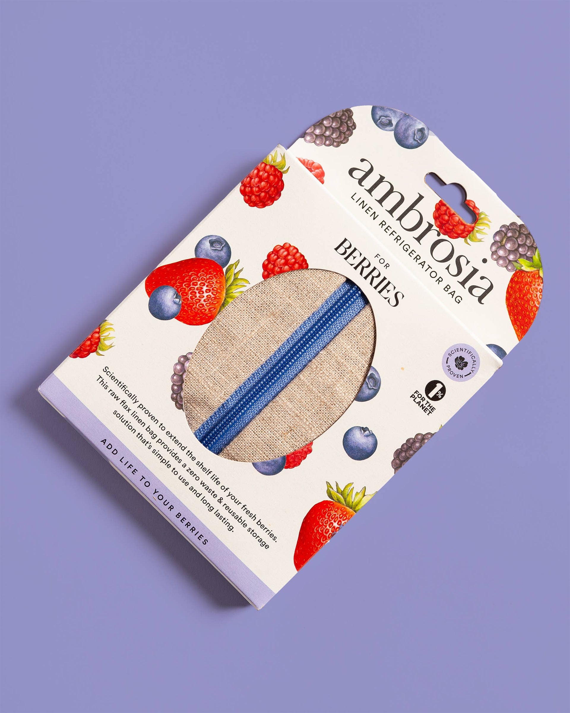 The Berry Bag – Reusable Linen Produce Bag