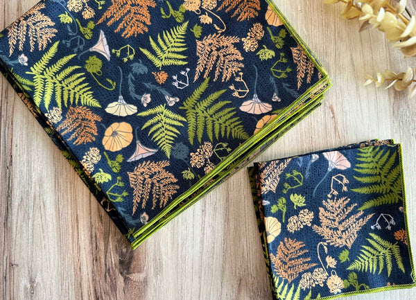 Dot and Army - Nature Walk Cloth Napkins, set of 4