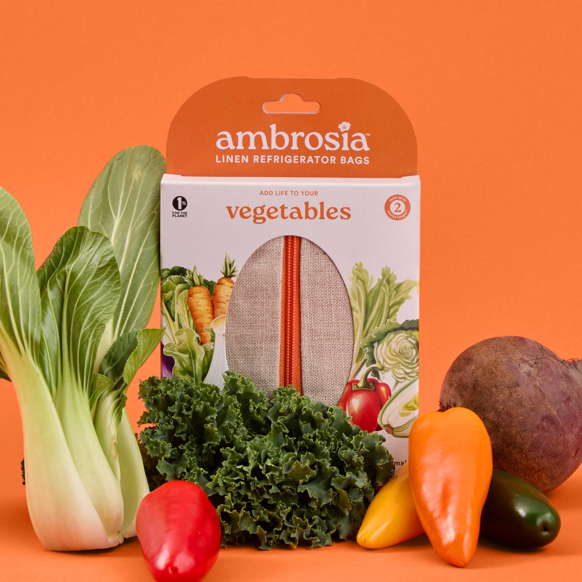 Ambrosia Bag - The Vegetable Bag – Reusable Linen Produce Bag