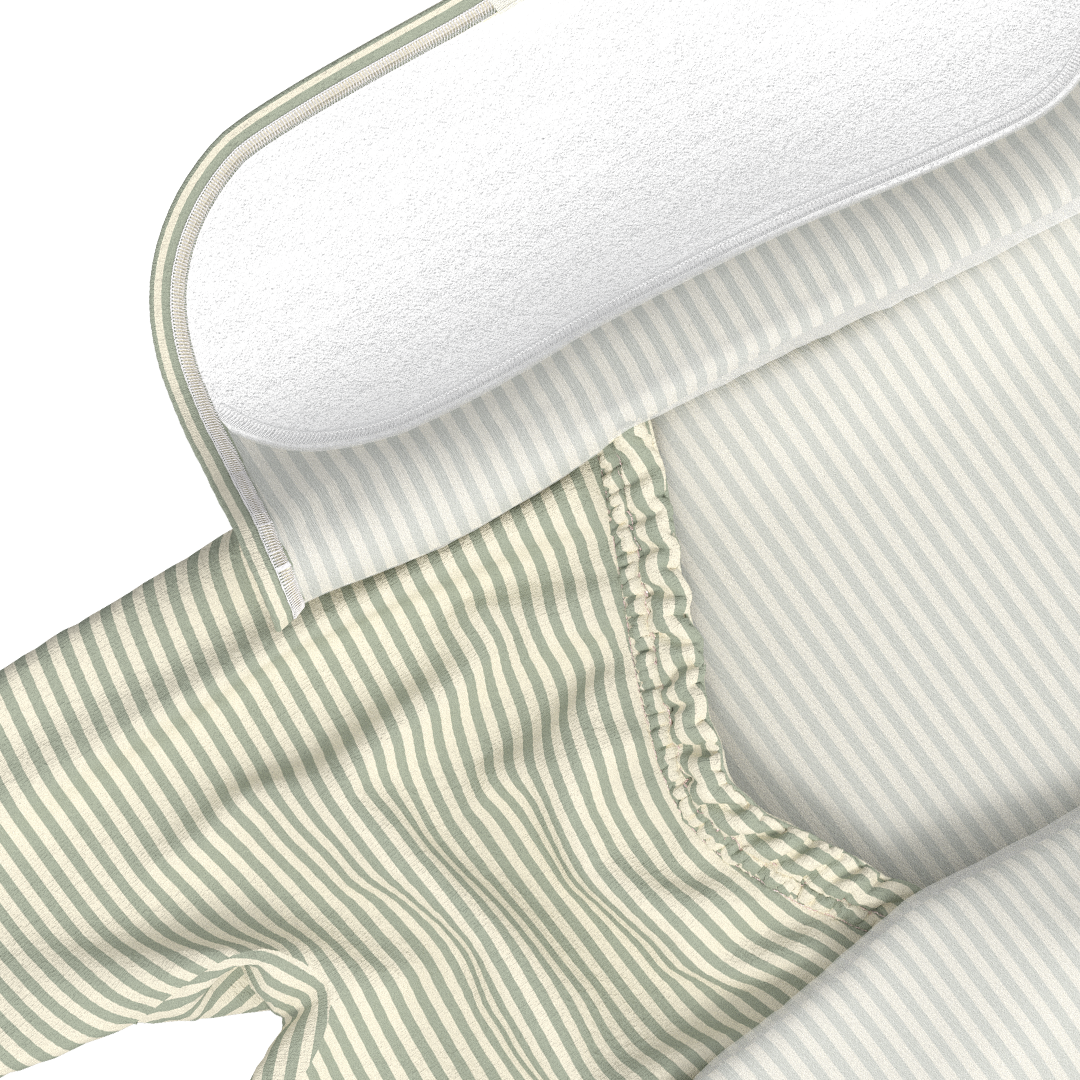 Bonsie Skin to Skin Babywear - Footie - Mint Twist