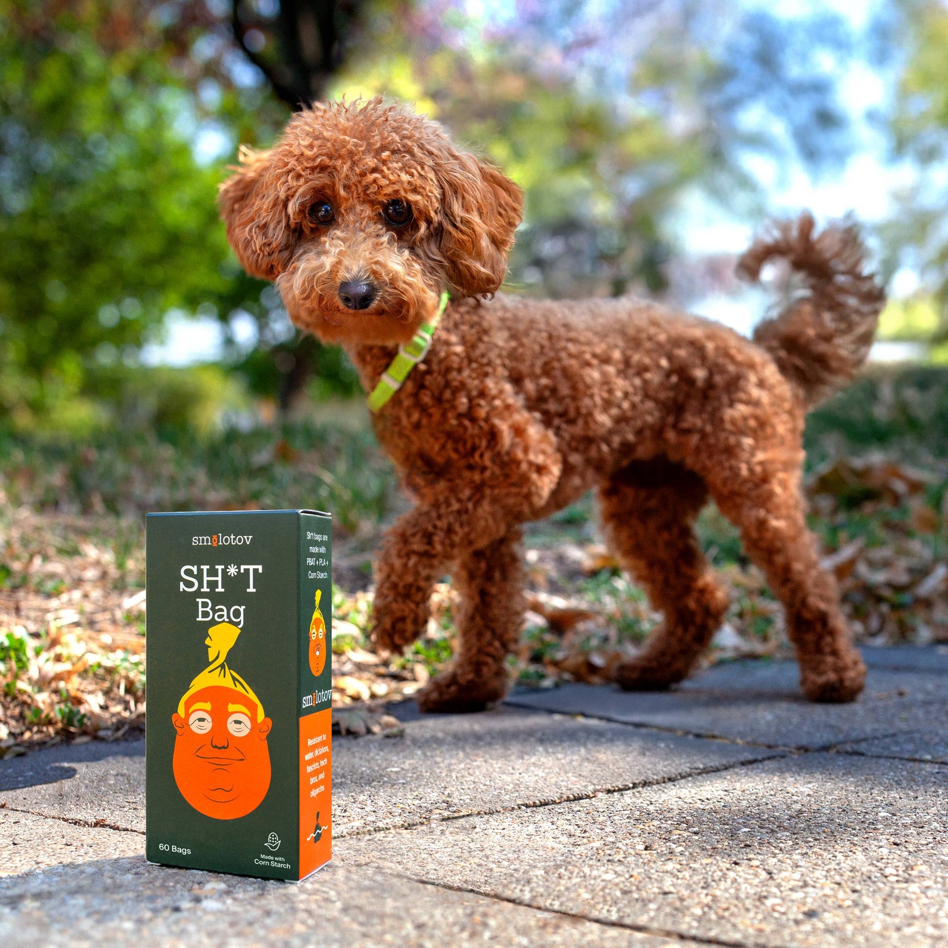 Smolotov - SH*T Bag - Stable Genius - Premium Pet Waste Bags x Smolotov