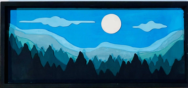 Abstract Athlete Get Stacked Paint & Puzzle Kit Mountain