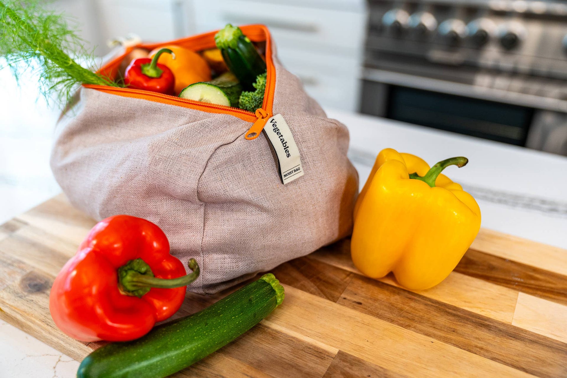 Ambrosia Bag - The Vegetable Bag – Reusable Linen Produce Bag
