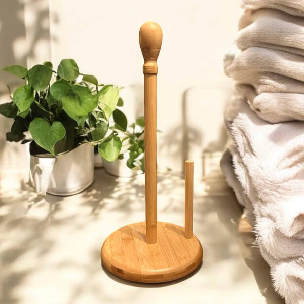 Bamboo Switch - Bamboo Kitchen Paper Towel Holder