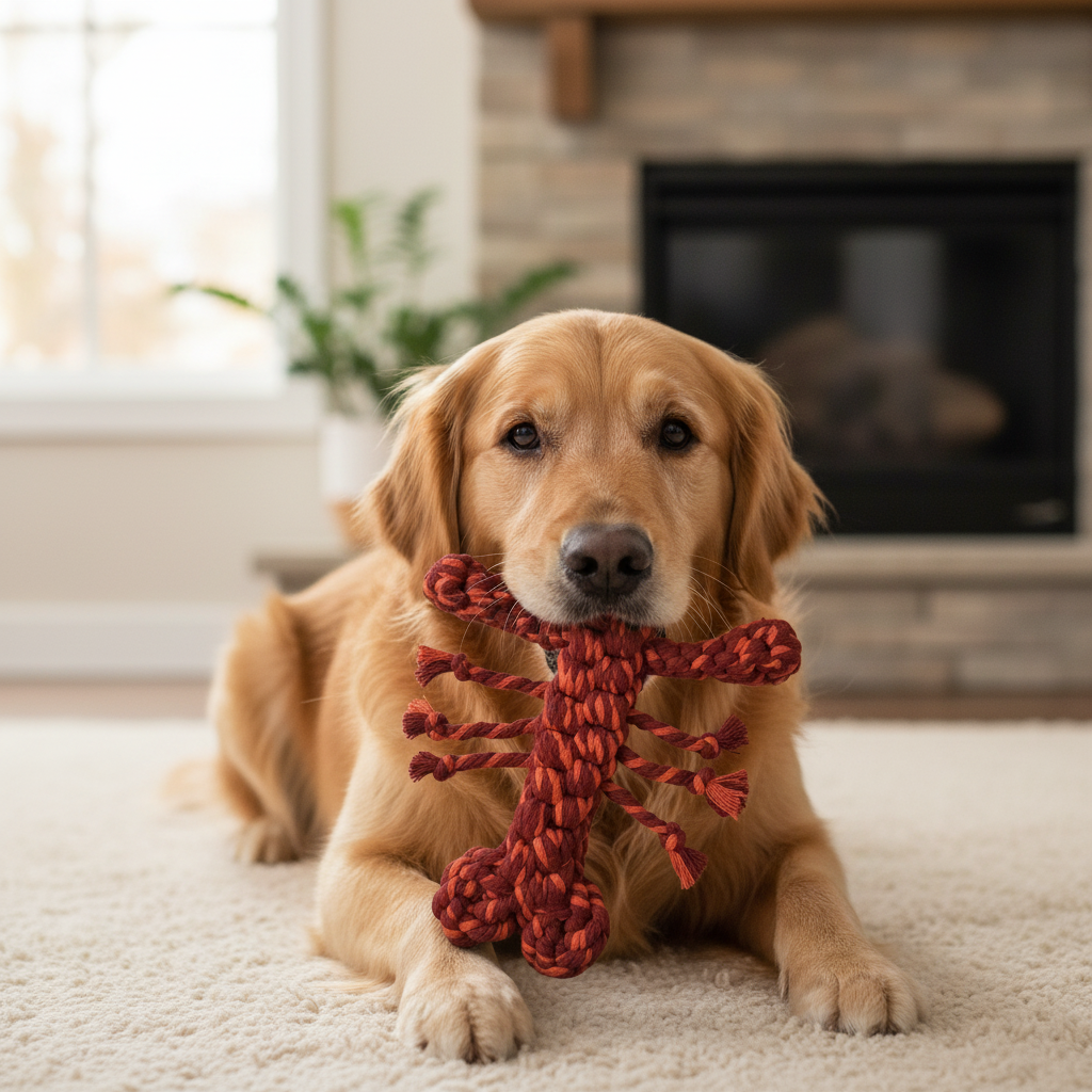Handcrafted Lobster Pet Toy | Thicker and Stronger