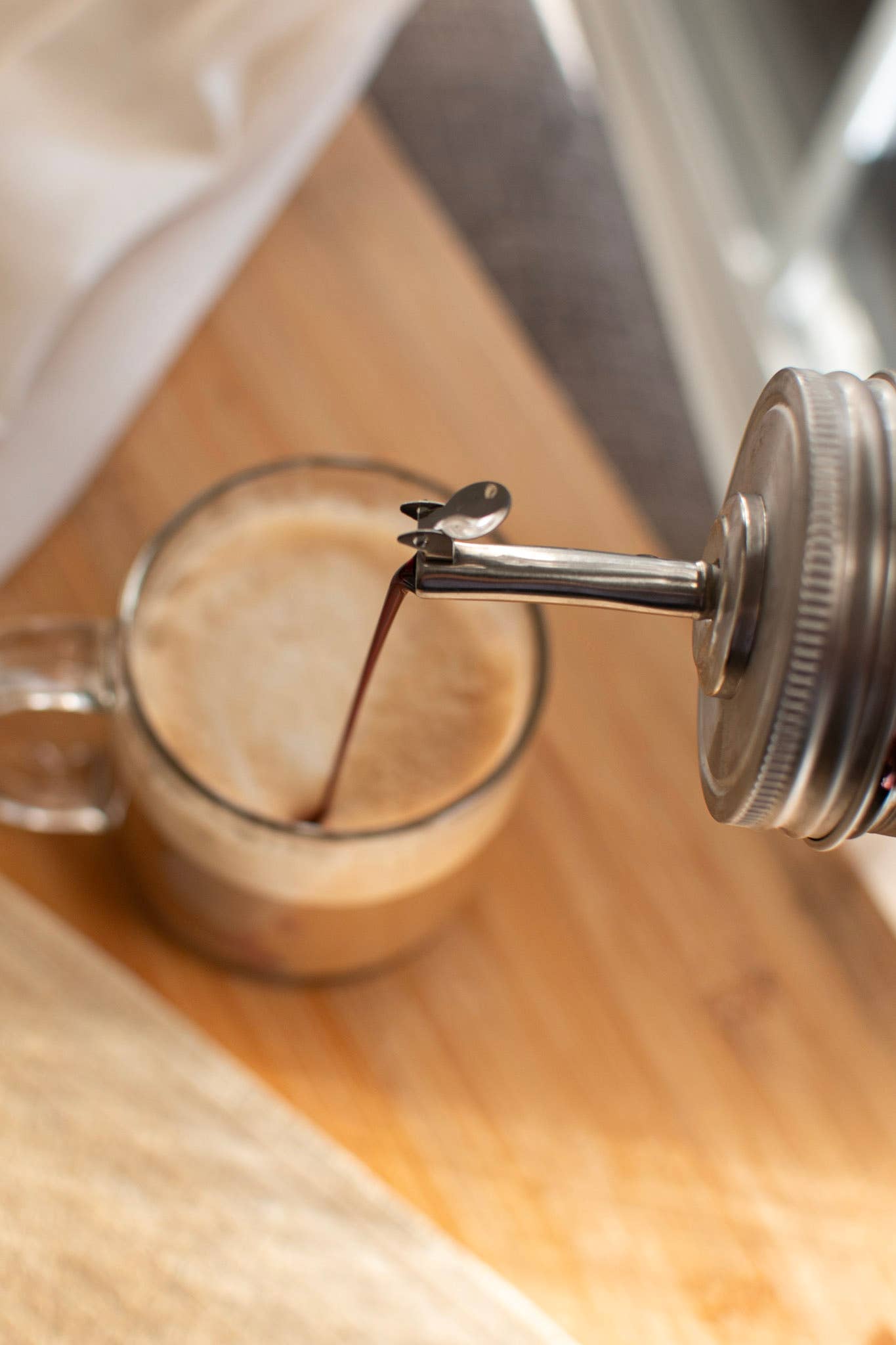 Zefiro - Mason Jar - Self closing pour spout