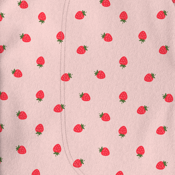 Bonsie Skin to Skin Babywear - Footie - Strawberries
