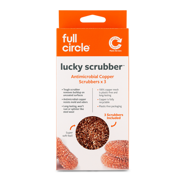 Lucky Scrubber - Antimicrobial Copper Scrubbers (3pk)