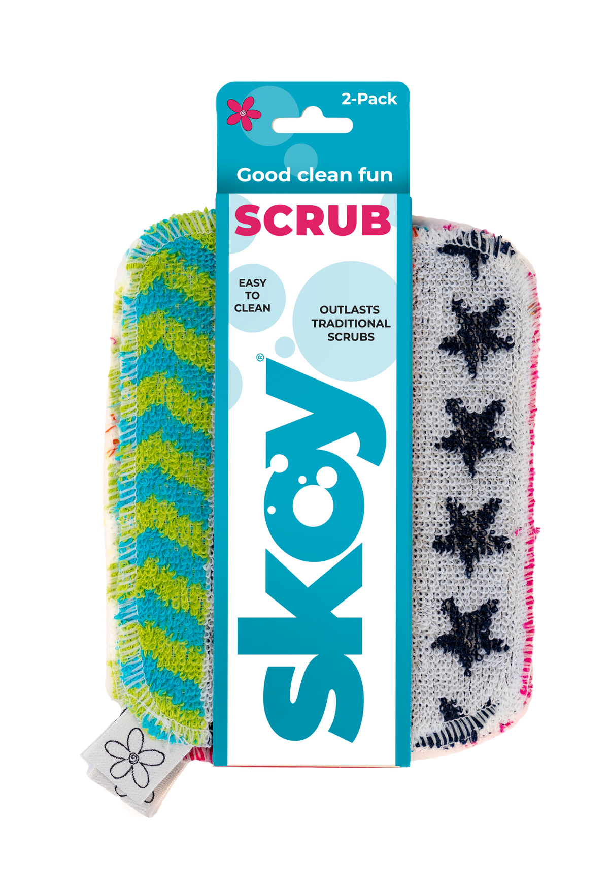 Skoy Enterprises, LLC - Skoy Scrub - 2 PK  Color - Assorted Design