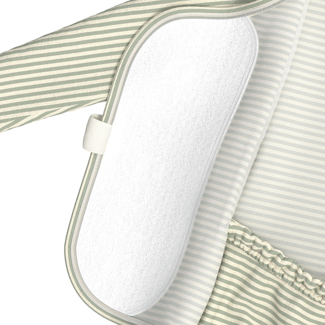 Bonsie Skin to Skin Babywear - Footie - Mint Twist