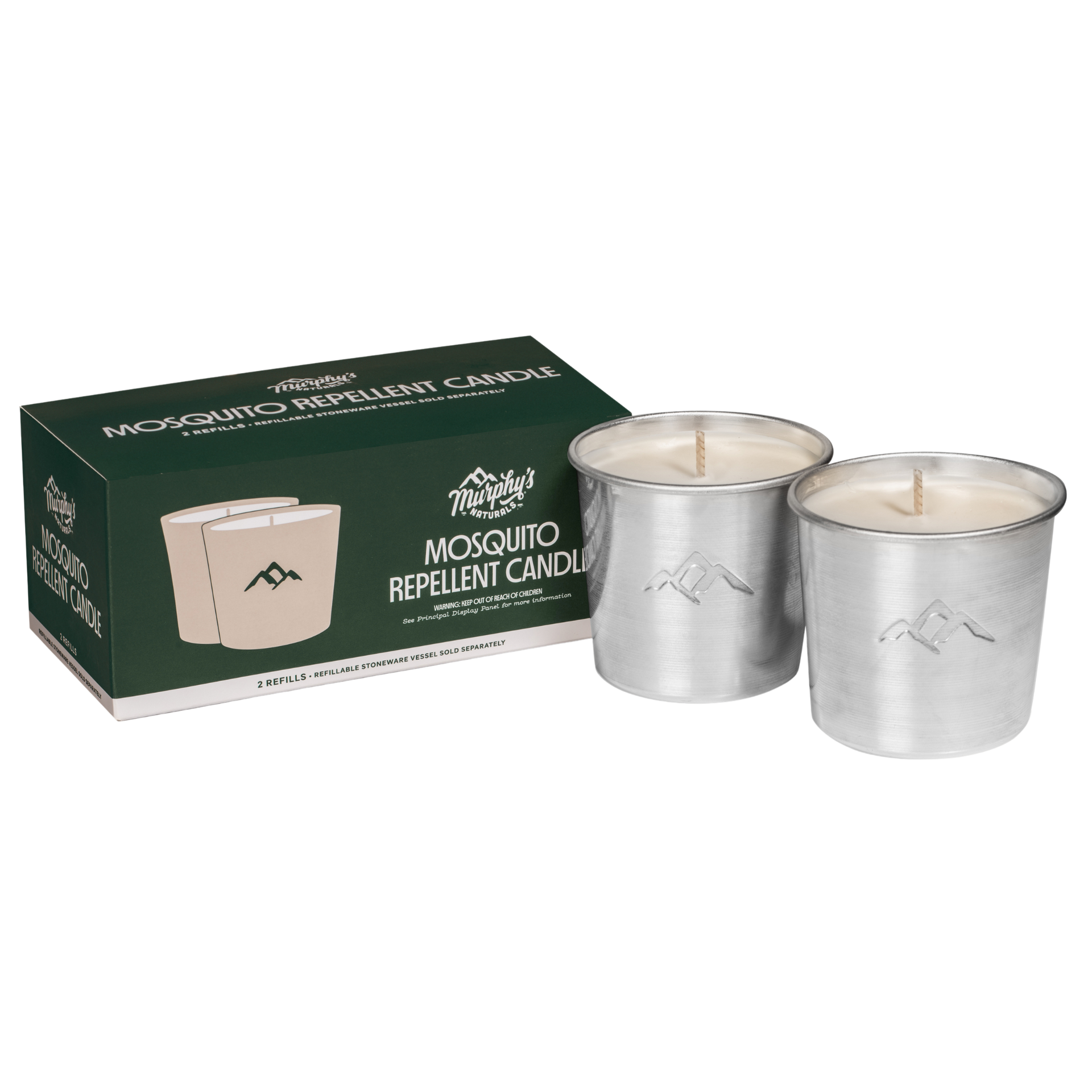 Mosquito repellent candle - 2 pack refill