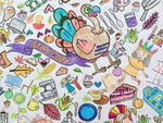 Coloring Tablecloths - Thanksgiving, Christmas, Birthday, Affirmations