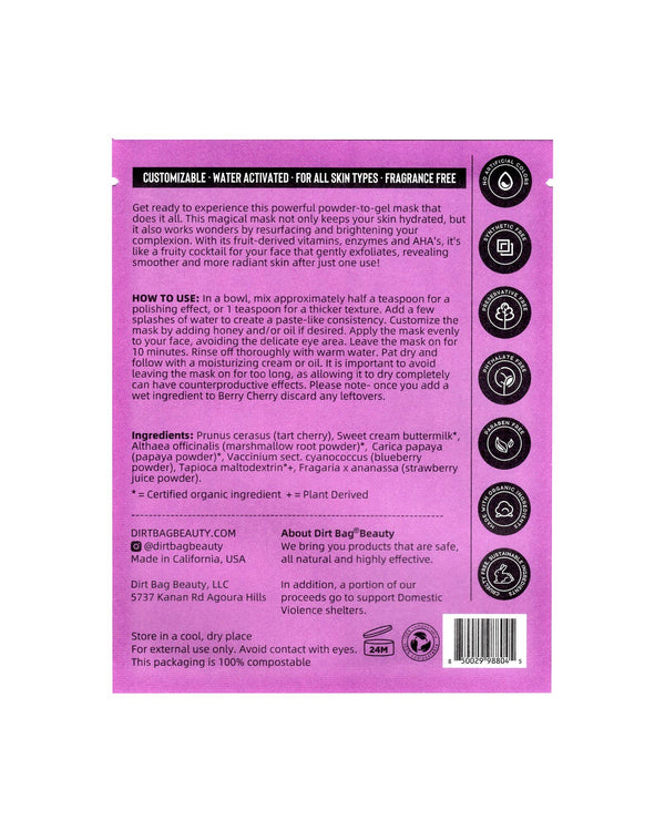 Facial Mask Dirt Bag