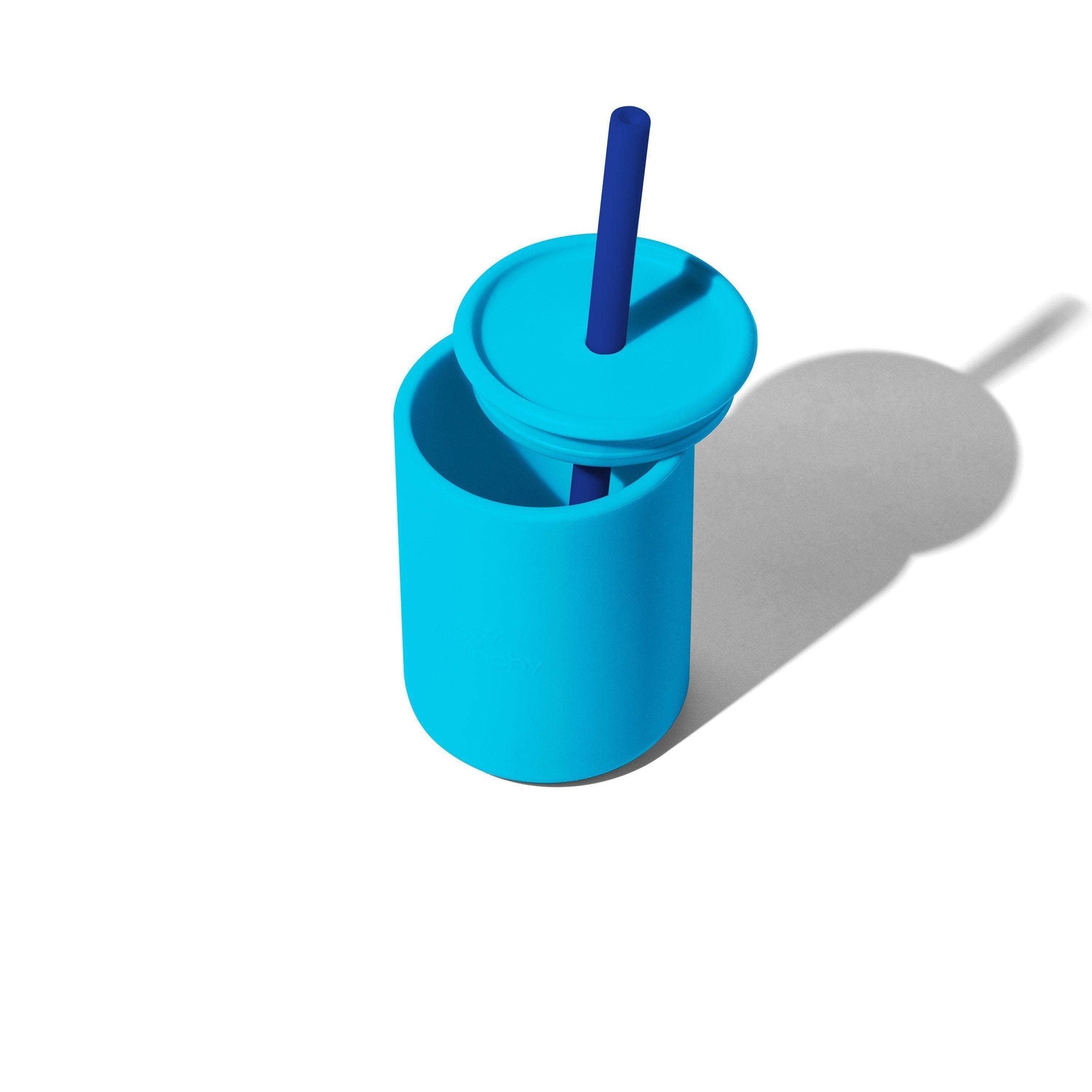 Silicone Baby Cup with straw- 8 oz