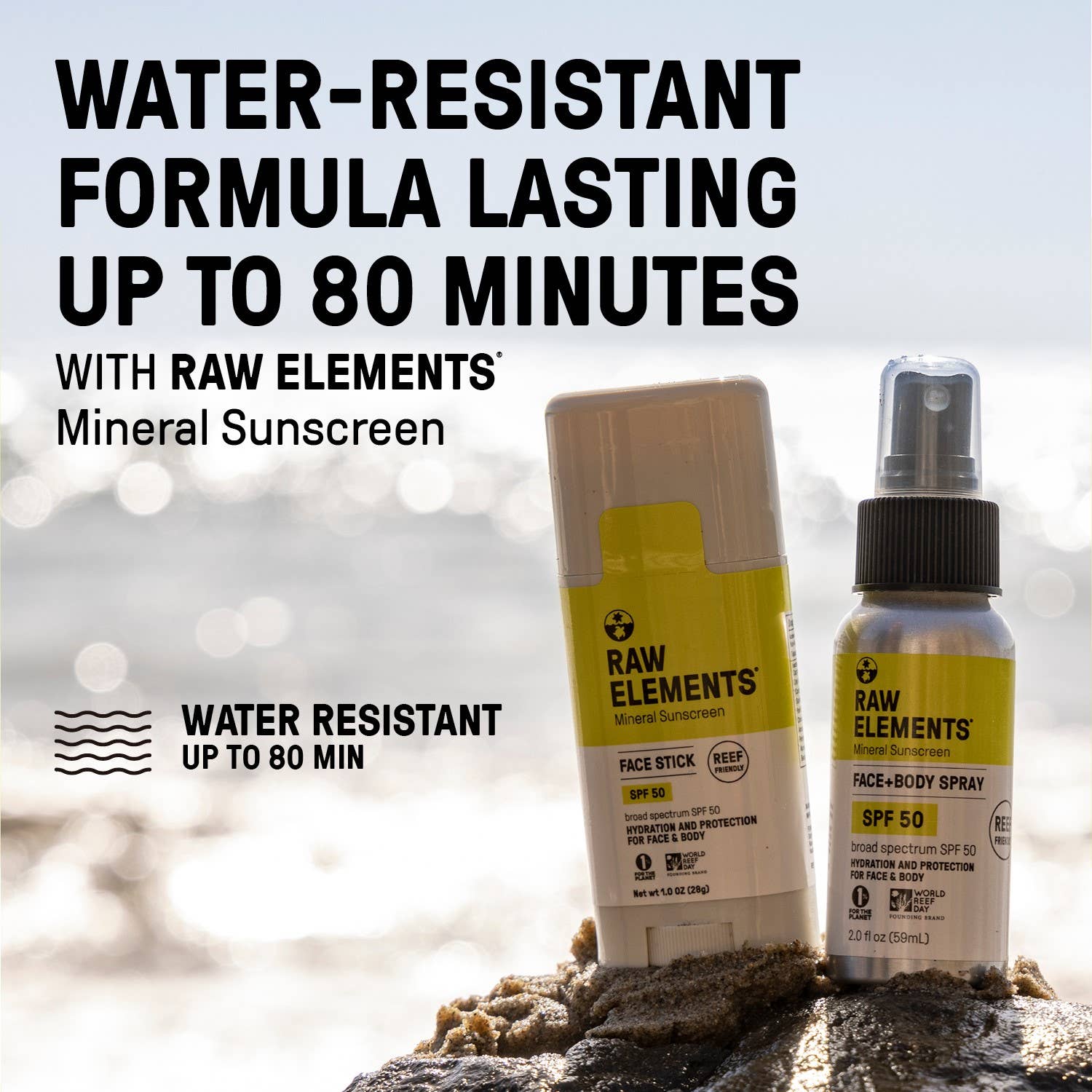 Raw elements SPF 50 stick