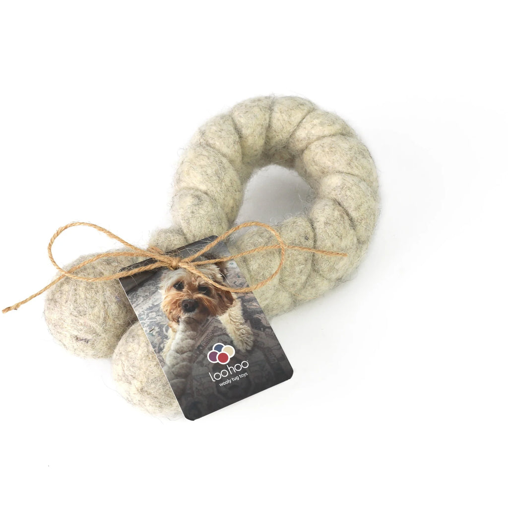 Wool dog tug toy - LooHoo
