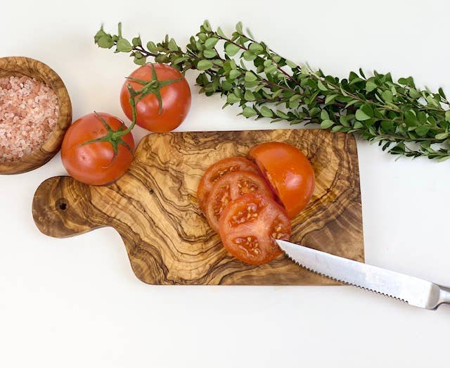 Natural Olive Wood Cutting and Cheese Boards