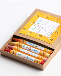 eco-kids - extra large beeswax crayons, case of 12