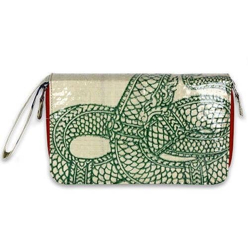 Malia Designs -Travel Wallet  Serpent Cement or Pegasus