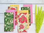 Dot and Army - Picnic Cloth Napkin Bundle, set of eight