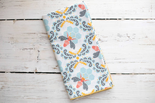 Dot and Army - Honey Bee Cloth Napkins, set of 4